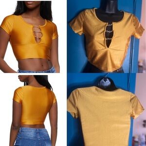 5 for $20 tops bundle deal Good chain caged crop top